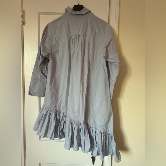 Anthropologie Maeve Long-Sleeve 3D Bow Asymmetrical Dress NWT - Picture 7 of 10